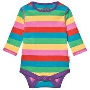 Frugi Favorit Baby Body Foxglove/Rainbow Stripe Newborn