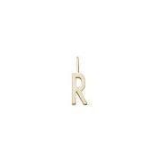 Design Letters Gold Letter Charm 10 mm - R One Size