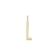Design Letters Gold Letter Charm 16 mm - L One Size