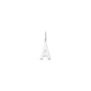 Design Letters Silver Letter Charm 10 mm - A One Size