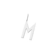 Design Letters Silver Letter Charm 16 mm - M One Size