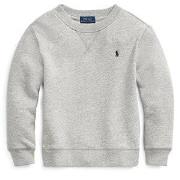 Ralph Lauren Branded Sweatshirt Gray Melange 9 Months