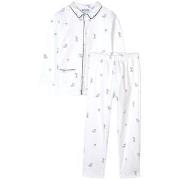 Jacadi Paris Pajamas White 4 years