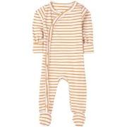 A Happy Brand Striped Footed Baby Body Yellow 50/56 cm