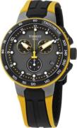 Tissot Miesten kello T111.417.37.057.00 T-Race Harmaa/Kumi Ø44.5 mm