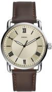 Fossil Miesten kello FS5663 Copeland Samppanja/Nahka Ø42 mm