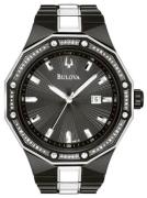 Bulova Miesten kello 98E110 Diamond Musta/Teräs Ø44 mm