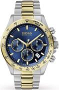 Hugo Boss Miesten kello 1513767 Sininen/Kullansävytetty teräs Ø45