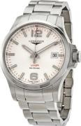 Longines Miesten kello L3.726.4.76.6 Conquest V.H.P. Hopea/Teräs