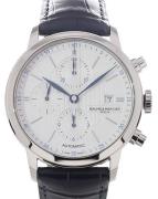 Baume & Mercier Miesten kello M0A10330 Classima Hopea/Nahka Ø42