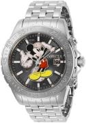 Invicta Miesten kello 27374 Disney Harmaa/Teräs Ø47 mm