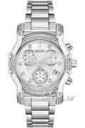 Bulova Naisten kello 96R138 Diamond Hopea/Teräs