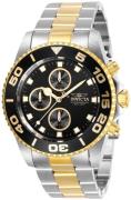 Invicta Miesten kello 28691 Pro Diver Musta/Kullansävytetty teräs