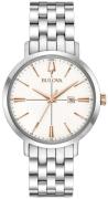 Bulova Naisten kello 98M130 Valkoinen/Teräs Ø35 mm