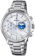 Festina Miesten kello F6852-1 Sport Hopea/Teräs Ø43 mm