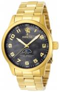 Invicta Miesten kello 23826 Sea Musta/Kullansävytetty teräs Ø44 mm