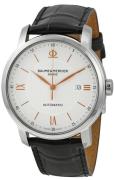 Baume & Mercier Miesten kello MOA10075 CLASSIMA Hopea/Nahka Ø42