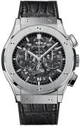 Hublot Miesten kello 525.NX.0170.LR Classic Fusion Musta/Nahka Ø45 mm