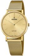 Festina Miesten kello F20022-2 Swiss Made Kullattu/Kullansävytetty