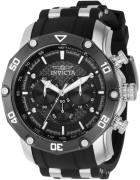 Invicta Miesten kello 37716 Pro Diver Musta/Teräs Ø50 mm