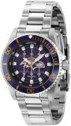 Invicta Naisten kello 36938 Nfl Violetti/Teräs Ø38 mm