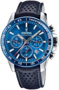 Festina Miesten kello F20561-3 Timeless Sininen/Nahka Ø45 mm