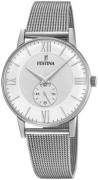 Festina Miesten kello F20568-2 Retro Hopea/Teräs Ø36 mm