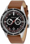 Invicta Miesten kello 33529 Vintage Musta/Nahka Ø44 mm