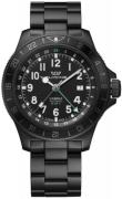 Glycine Miesten kello GL0332 Combat Sub Musta/Teräs Ø46 mm