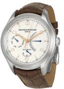 Baume & Mercier Miesten kello M0A10149 Clifton Hopea/Nahka Ø43 mm