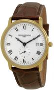 Frederique Constant Miesten kello FC-245M5S5 Classics Hopea/Nahka