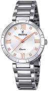 Festina Naisten kello F16936-B Mademoiselle Hopea/Teräs Ø32.5 mm