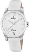 Festina Naisten kello F20473-4 Valkoinen/Nahka Ø35 mm