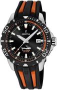 Festina Miesten kello F20462-3 Musta/Kumi Ø45 mm