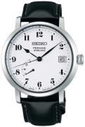 Seiko Miesten kello SNR037J1 Presage Valkoinen/Nahka Ø39.5 mm