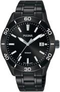 Pulsar Miesten kello PS9649X1 Musta/Teräs Ø40 mm