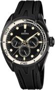 Festina Miesten kello F16610-9 Musta/Kumi Ø44 mm