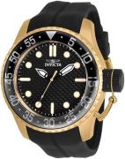 Invicta Miesten kello 30726 Pro Diver Musta/Kumi Ø50 mm