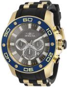 Invicta Miesten kello 30779 Pro Diver Harmaa/Kullansävytetty teräs