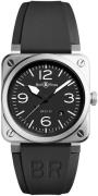 Bell & Ross Miesten kello BR-03-92-STEEL-2016 Br 03-92 Musta/Kumi