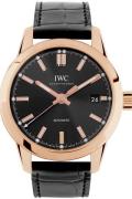 IWC Miesten kello IW357003 Ingenieur Harmaa/Nahka Ø40 mm