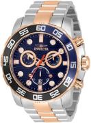 Invicta Miesten kello 33301 Pro Diver Sininen/Punakultasävyinen Ø50