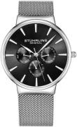 Stührling Original Miesten kello 3931.2 Monaco Musta/Teräs Ø39 mm