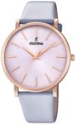 Festina Naisten kello F20373-1 Pinkki/Nahka Ø38 mm