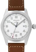 Longines Miesten kello L3.811.4.73.2 Spirit Hopea/Nahka Ø42 mm