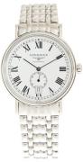 Longines Miesten kello L4.904.4.11.6 Presence Valkoinen/Teräs Ø38.5