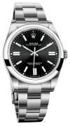 Rolex Miesten kello 124300-0002 Oyster Perpetual 41 Musta/Teräs Ø41