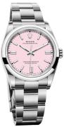 Rolex Miesten kello 126000-0008 Oyster Perpetual 36 Pinkki/Teräs