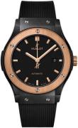 Hublot Miesten kello 542.CO.1181.RX Classic Fusion Musta/Kumi Ø42 mm