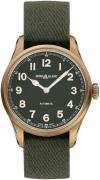 Montblanc 1858 Miesten kello 118222 Vihreä/Tekstiili Ø40 mm